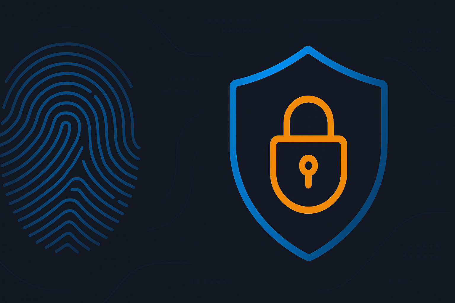 Privacy lock or shield icon