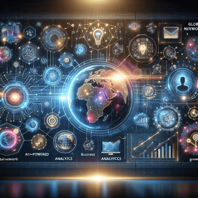 Business expansion graph illustration