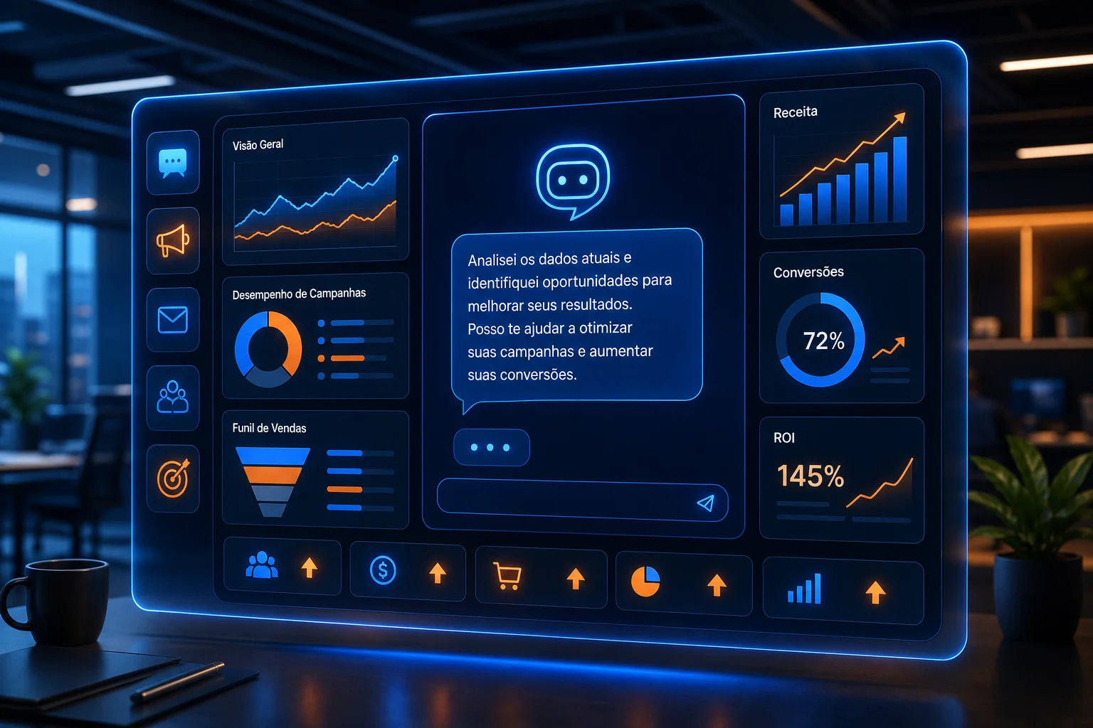 Chat de analytics com IA: pergunte sobre seus dados em linguagem natural
