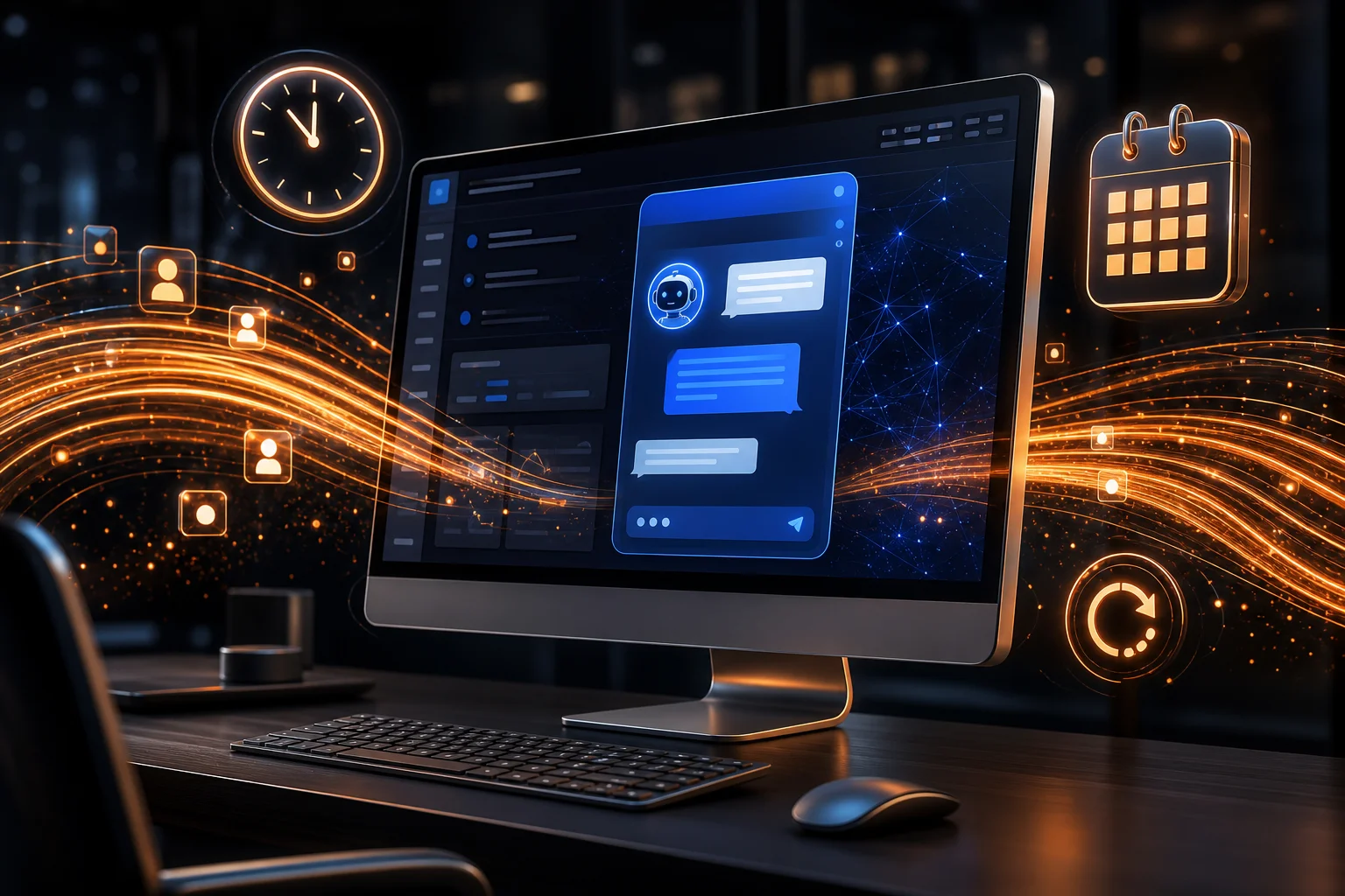 Widget de chat com IA: capture leads 24/7