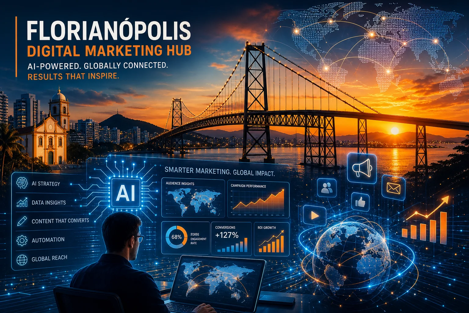 Marketing Digital com IA: De Florianópolis para o Mundo